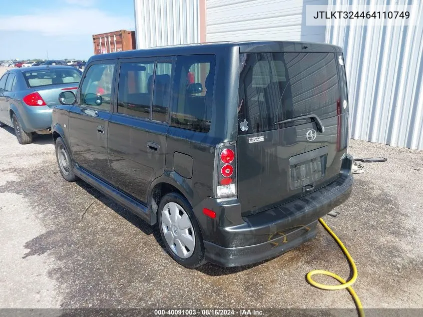 JTLKT324464110749 2006 Scion Xb