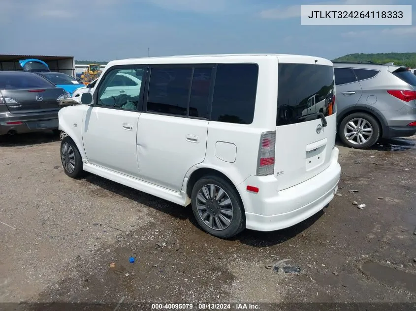 JTLKT324264118333 2006 Scion Xb