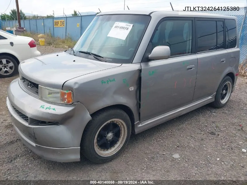 JTLKT324264125380 2006 Scion Xb