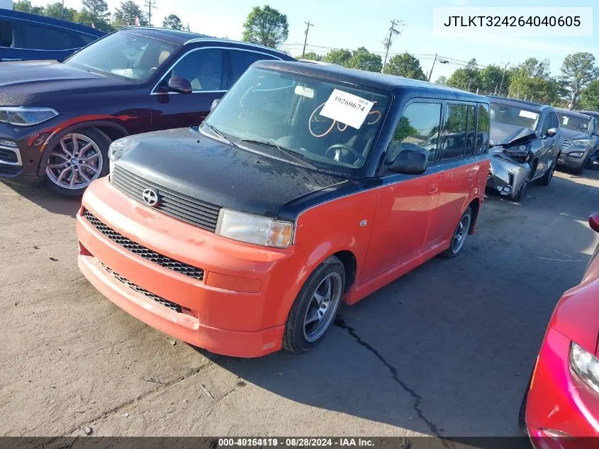 2006 Scion Xb VIN: JTLKT324264040605 Lot: 40154119