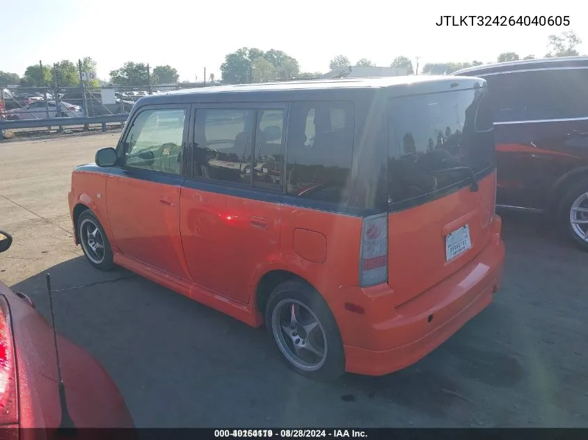 JTLKT324264040605 2006 Scion Xb