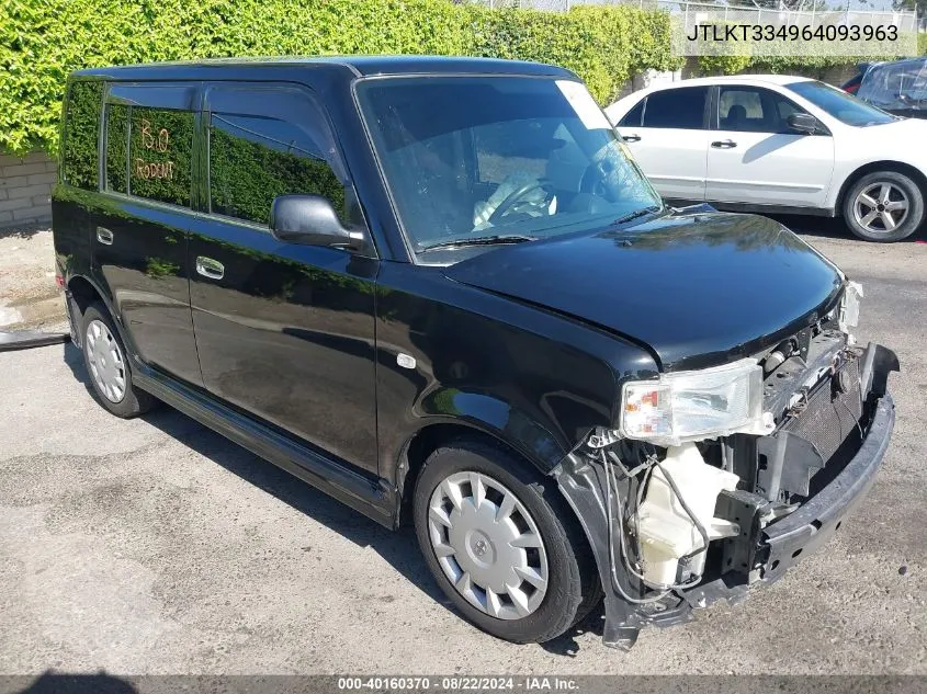 2006 Scion Xb VIN: JTLKT334964093963 Lot: 40160370