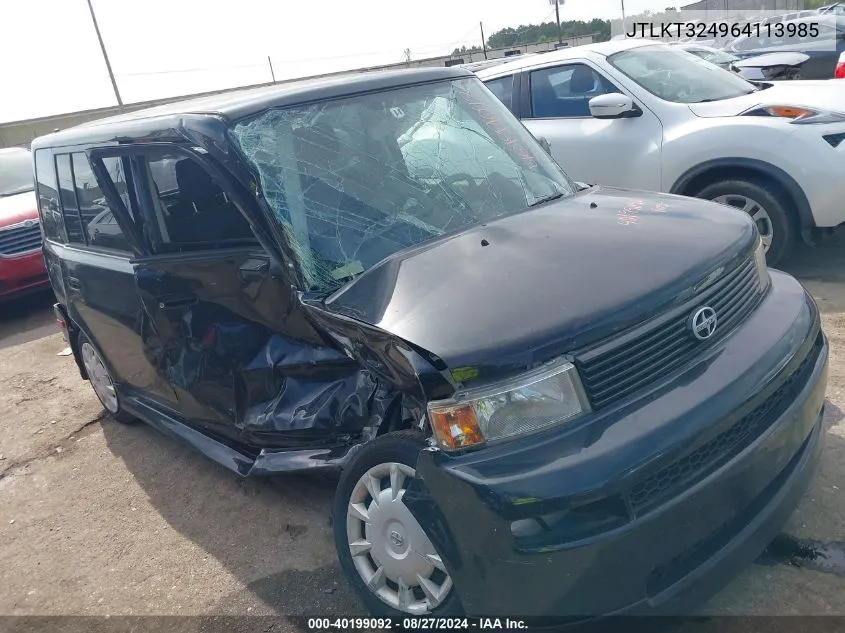 2006 Scion Xb VIN: JTLKT324964113985 Lot: 40199092