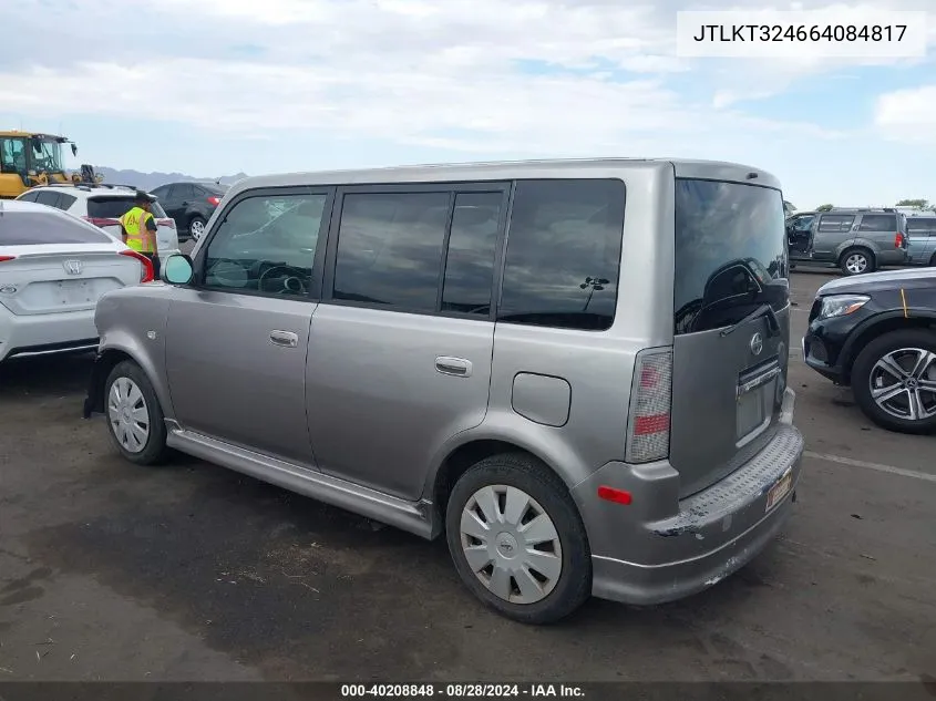 2006 Scion Xb VIN: JTLKT324664084817 Lot: 40208848