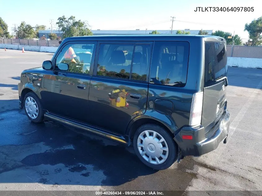 JTLKT334064097805 2006 Scion Xb