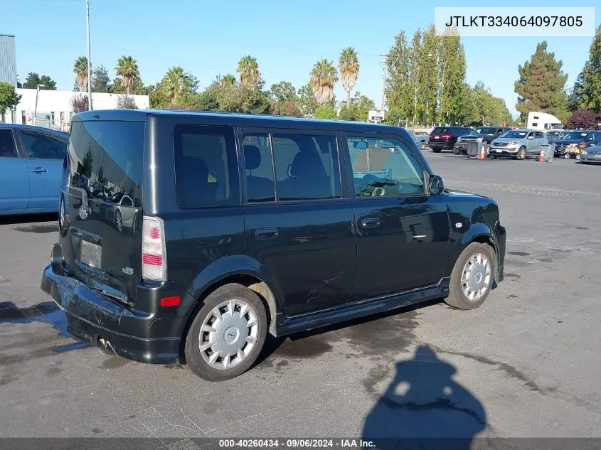 2006 Scion Xb VIN: JTLKT334064097805 Lot: 40260434