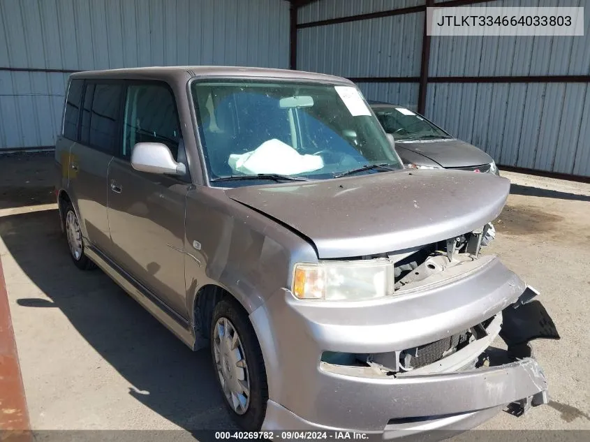 JTLKT334664033803 2006 Scion Xb