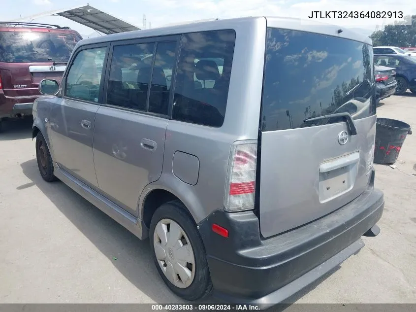 2006 Scion Xb VIN: JTLKT324364082913 Lot: 40283603