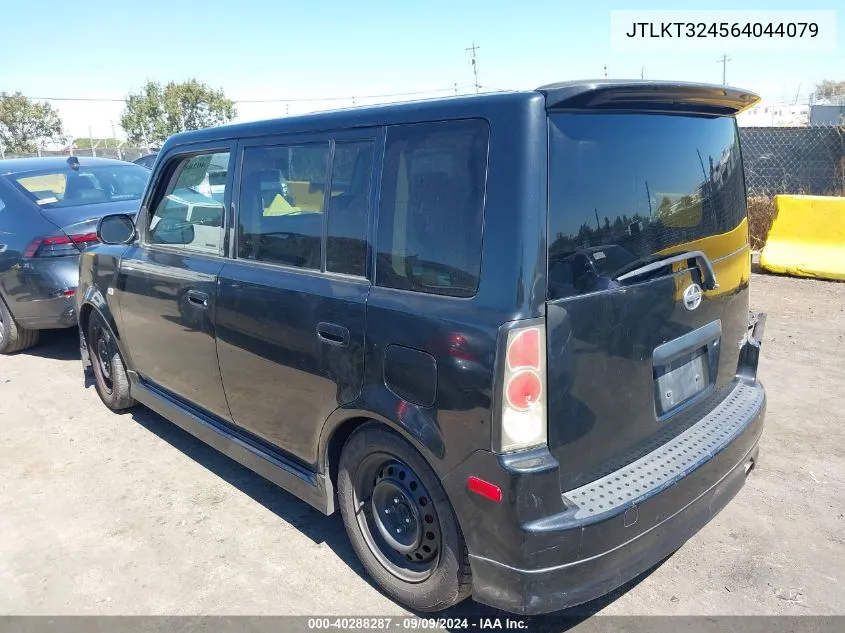 2006 Scion Xb VIN: JTLKT324564044079 Lot: 40288287