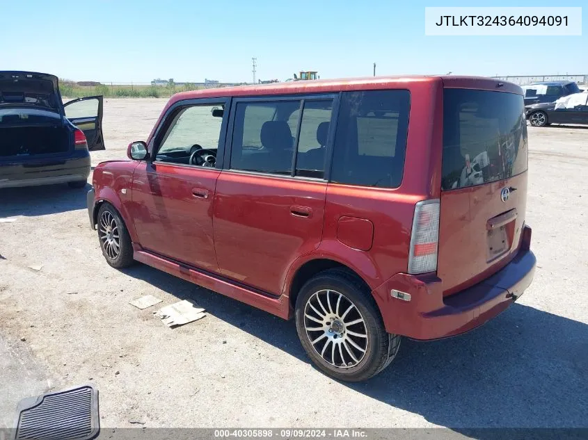 2006 Scion Xb VIN: JTLKT324364094091 Lot: 40305898