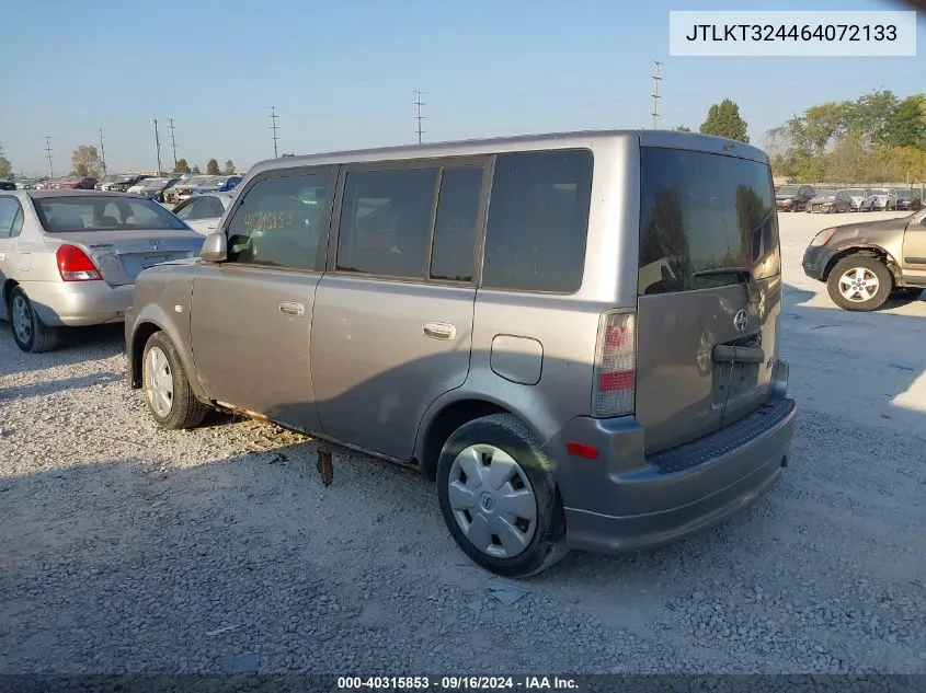 2006 Scion Xb Xb VIN: JTLKT324464072133 Lot: 40315853