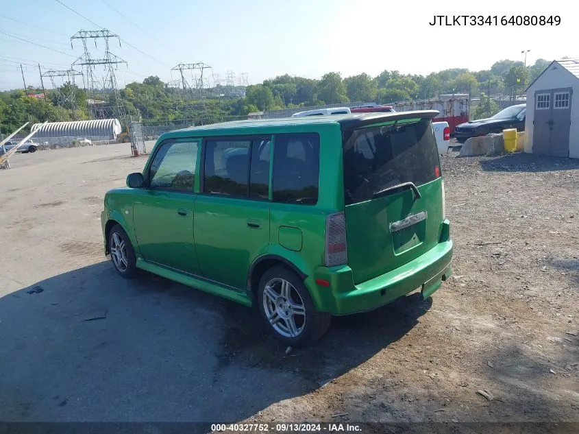 2006 Scion Xb VIN: JTLKT334164080849 Lot: 40327752