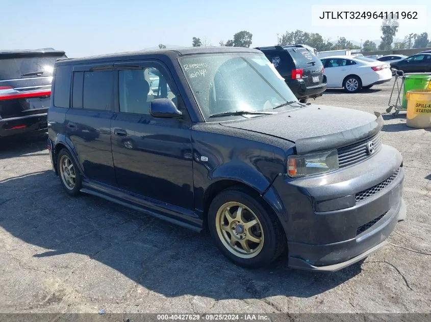 JTLKT324964111962 2006 Scion Xb