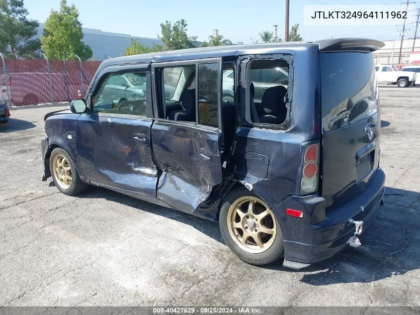 2006 Scion Xb VIN: JTLKT324964111962 Lot: 40427629