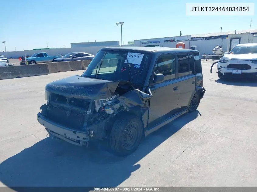 2006 Scion Xb VIN: JTLKT324464034854 Lot: 40458787