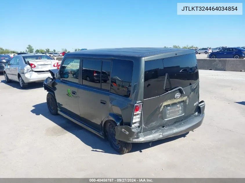 2006 Scion Xb VIN: JTLKT324464034854 Lot: 40458787