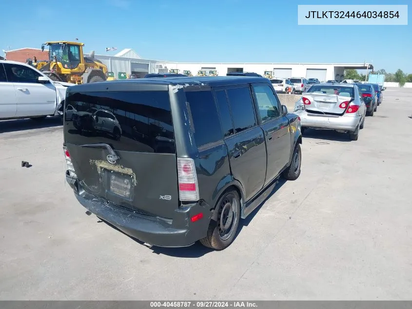 2006 Scion Xb VIN: JTLKT324464034854 Lot: 40458787