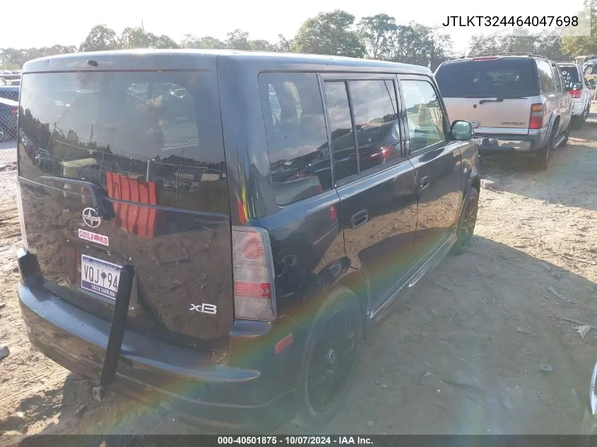 2006 Scion Xb VIN: JTLKT324464047698 Lot: 40501875