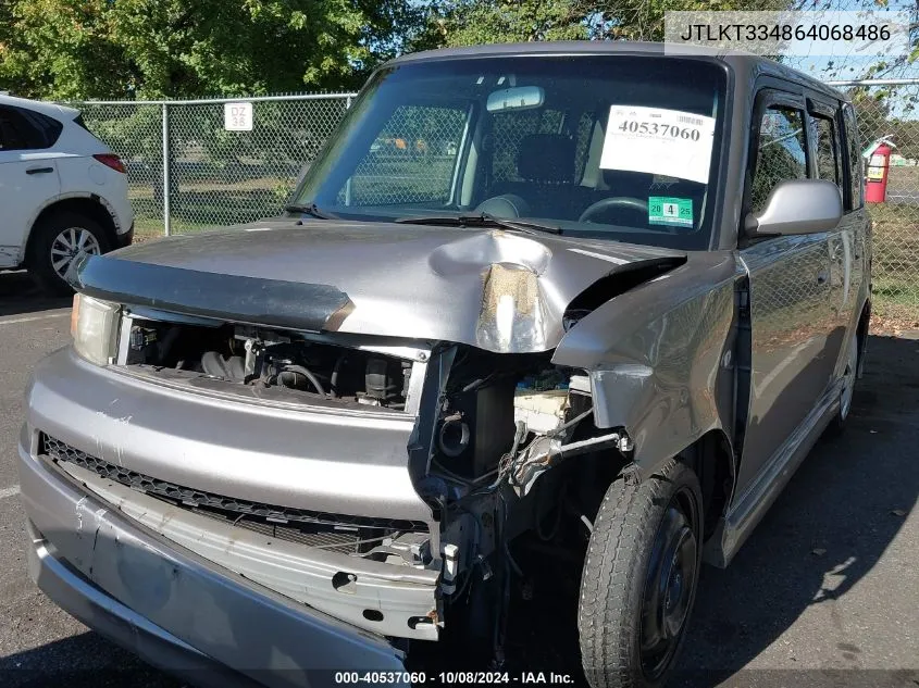 2006 Scion Xb Xb VIN: JTLKT334864068486 Lot: 40537060