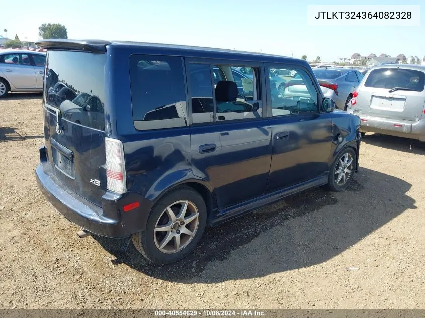 2006 Scion Xb VIN: JTLKT324364082328 Lot: 40554629