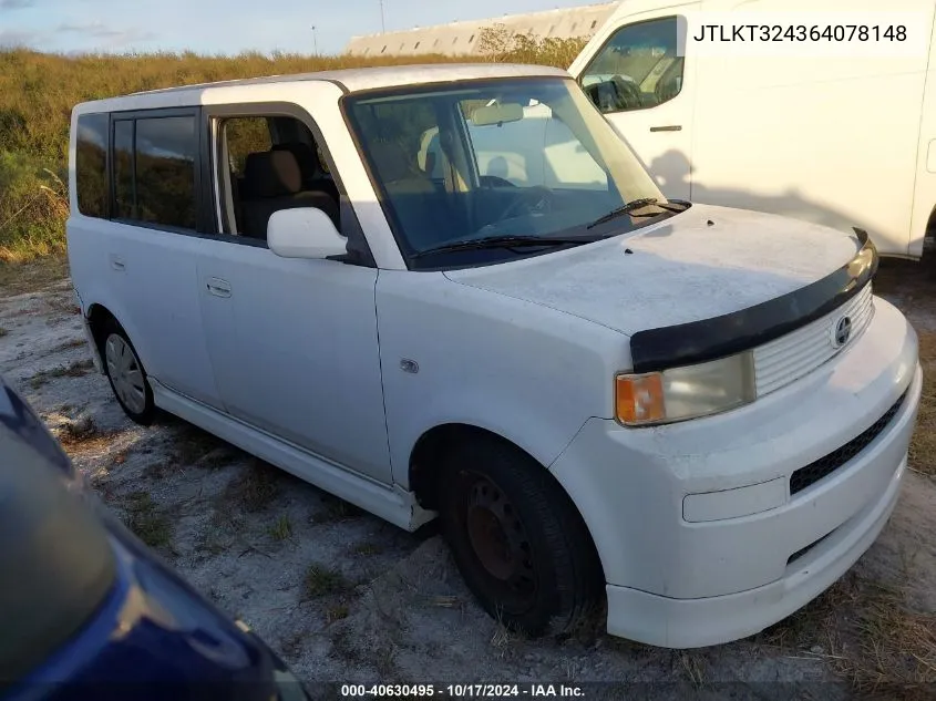 JTLKT324364078148 2006 Scion Xb