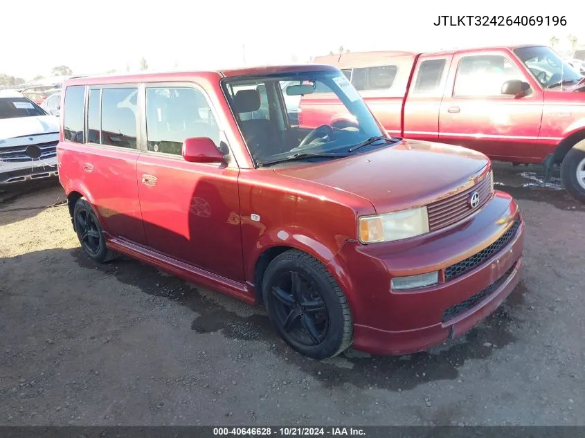 JTLKT324264069196 2006 Scion Xb