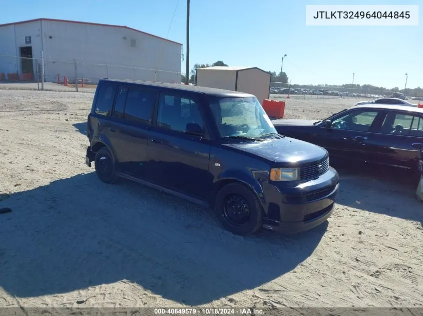 2006 Scion Xb VIN: JTLKT324964044845 Lot: 40649579