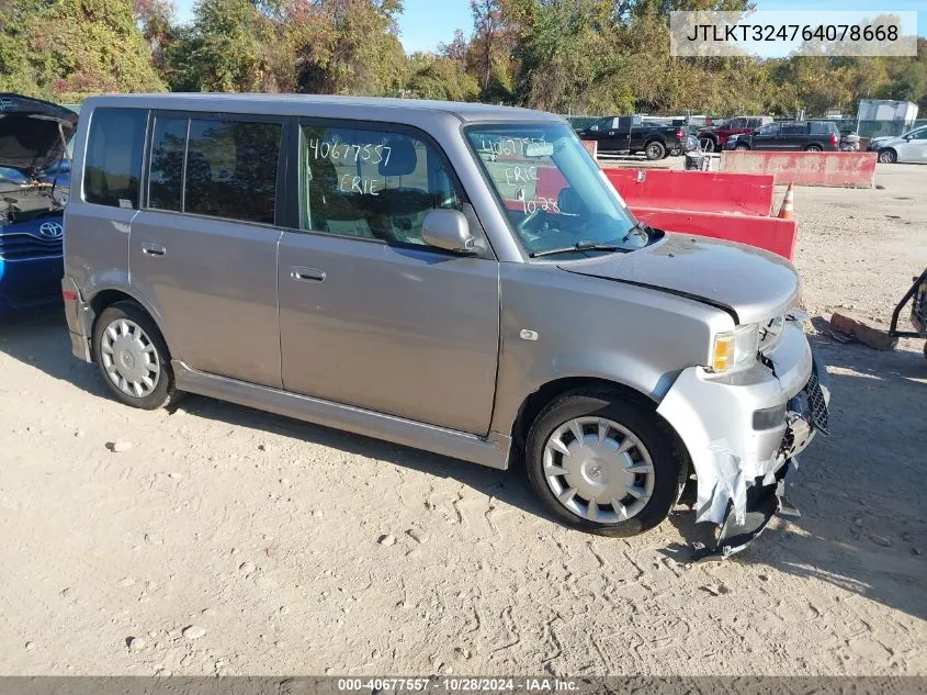 2006 Scion Xb VIN: JTLKT324764078668 Lot: 40677557