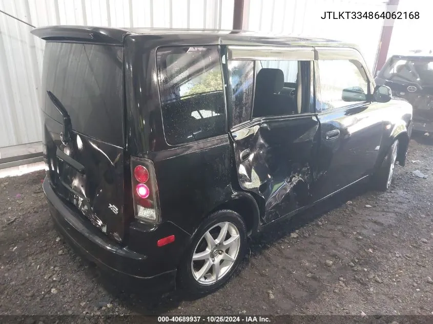 2006 Scion Xb VIN: JTLKT334864062168 Lot: 40689937