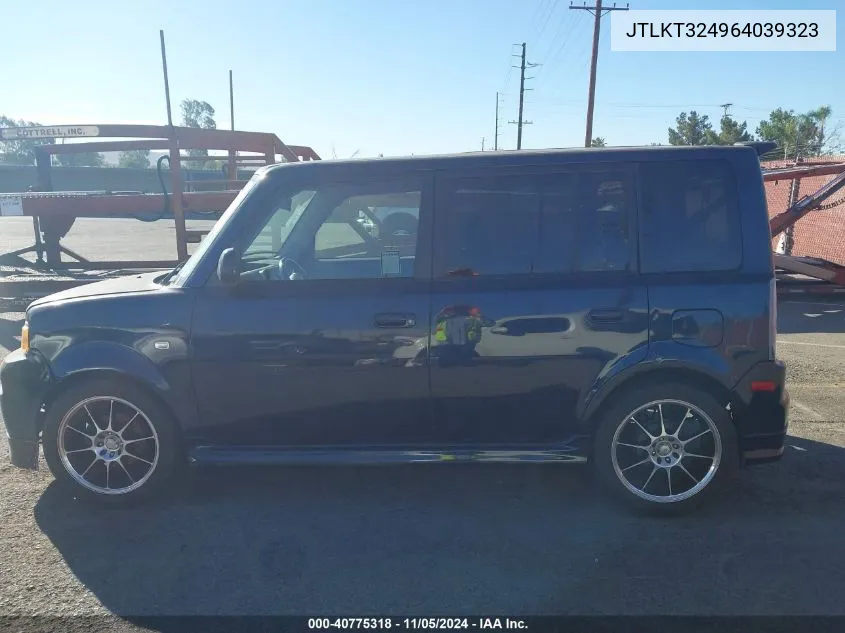 2006 Scion Xb VIN: JTLKT324964039323 Lot: 40775318