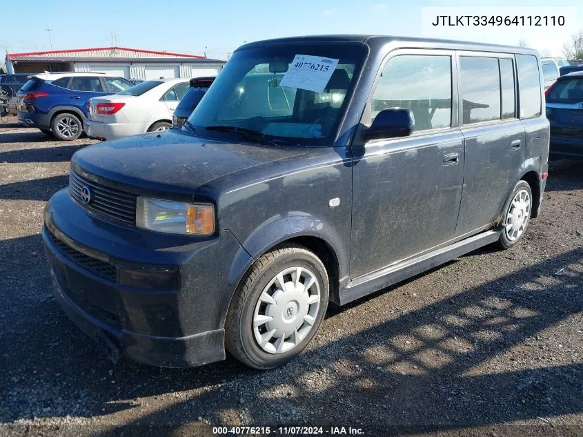 JTLKT334964112110 2006 Scion Xb