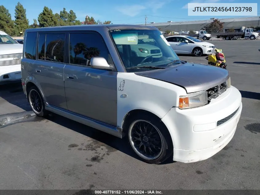 2006 Scion Xb VIN: JTLKT324564123798 Lot: 40778152