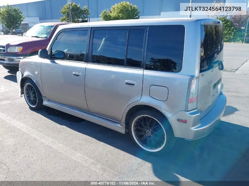 2006 Scion Xb VIN: JTLKT324564123798 Lot: 40778152