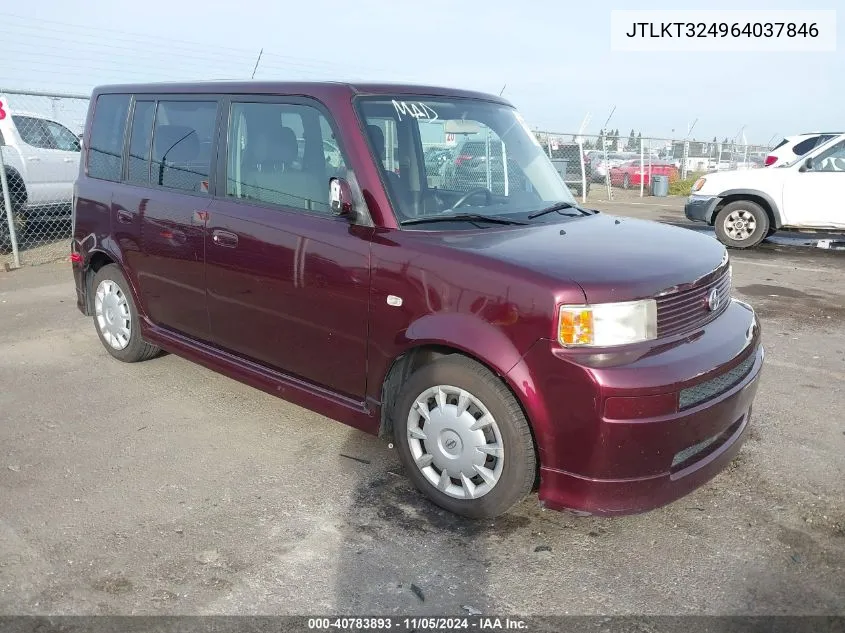 2006 Scion Xb VIN: JTLKT324964037846 Lot: 40783893