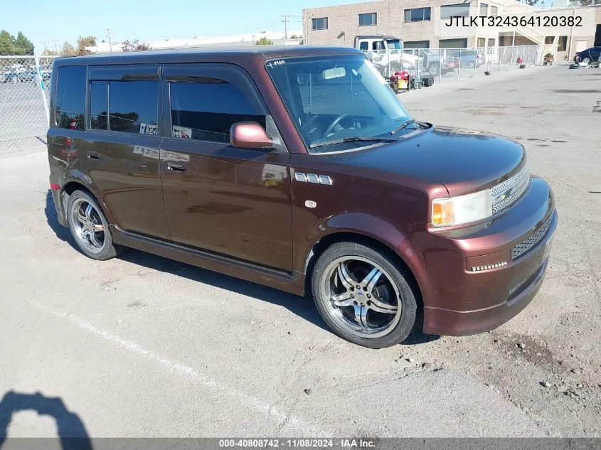 2006 Scion Xb VIN: JTLKT324364120382 Lot: 40808742