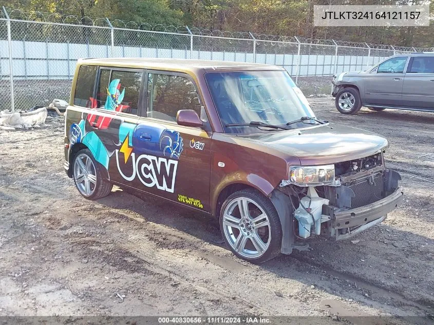 2006 Scion Xb VIN: JTLKT324164121157 Lot: 40830656