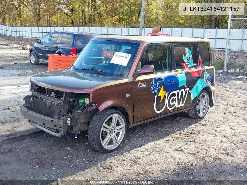 2006 Scion Xb VIN: JTLKT324164121157 Lot: 40830656