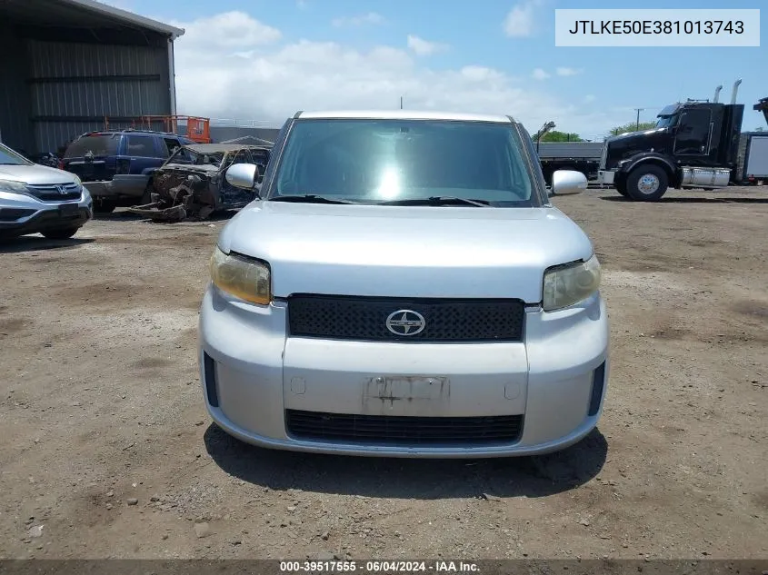 JTLKE50E381013743 2008 Scion Xb