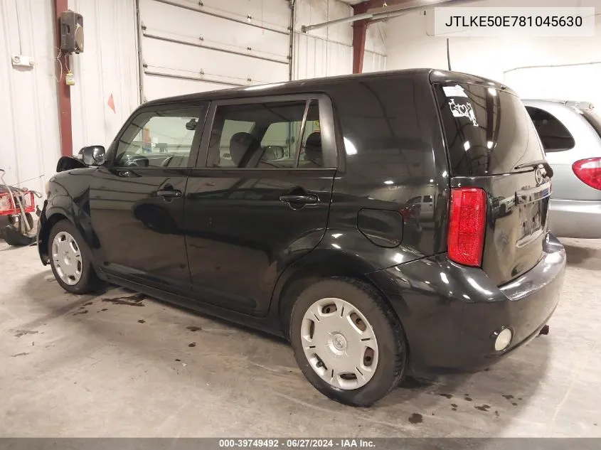 2008 Scion Xb VIN: JTLKE50E781045630 Lot: 39749492