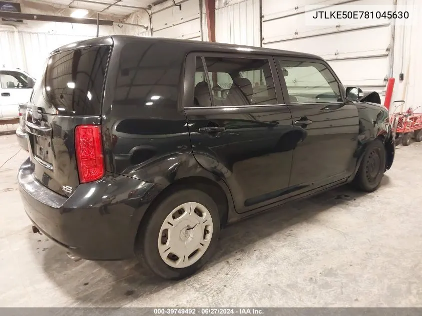 2008 Scion Xb VIN: JTLKE50E781045630 Lot: 39749492