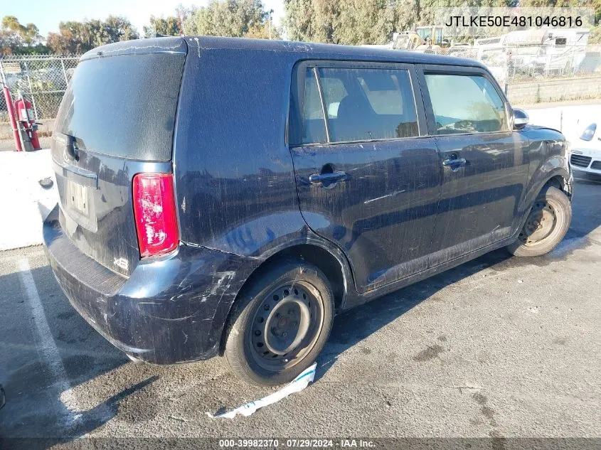 2008 Scion Xb VIN: JTLKE50E481046816 Lot: 39982370