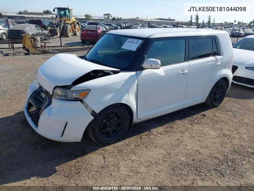 2008 Scion Xb VIN: JTLKE50E181044098 Lot: 40036155