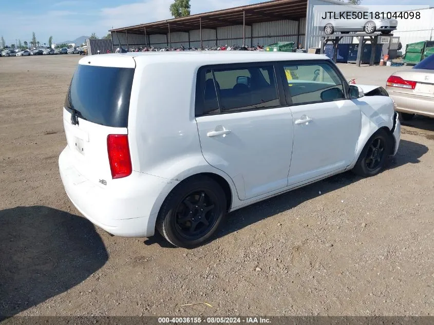 2008 Scion Xb VIN: JTLKE50E181044098 Lot: 40036155