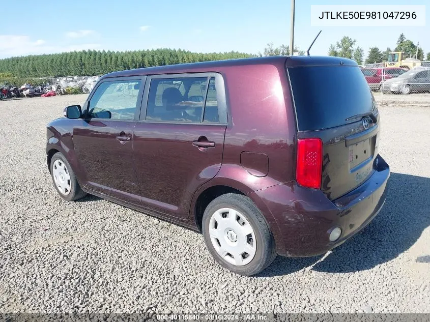 2008 Scion Xb VIN: JTLKE50E981047296 Lot: 40115840