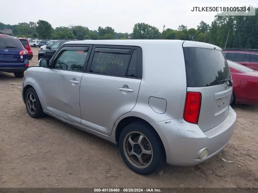 2008 Scion Xb VIN: JTLKE50E181005334 Lot: 40135460