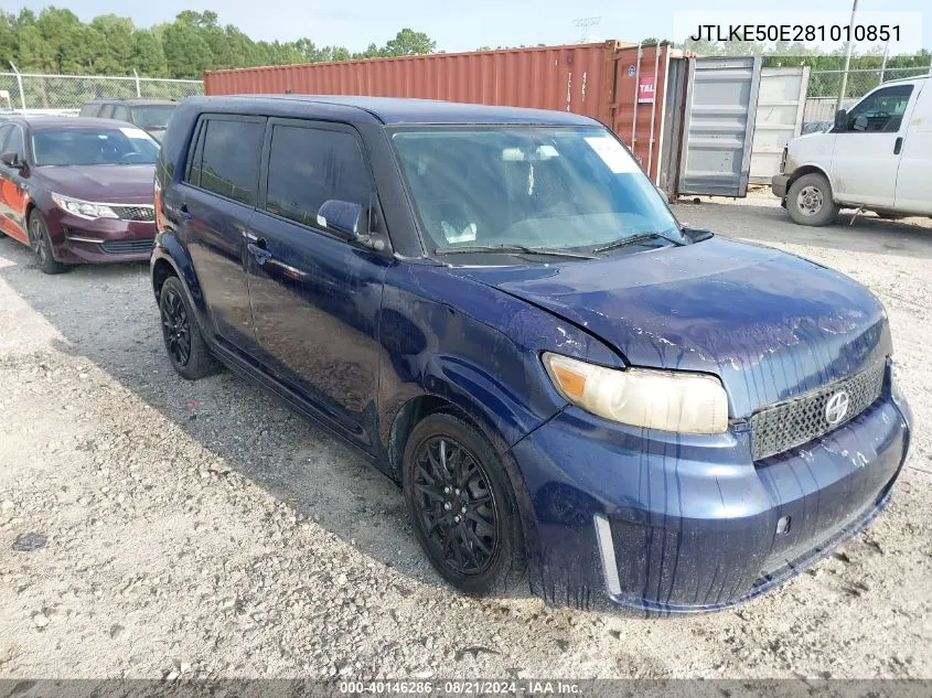 JTLKE50E281010851 2008 Scion Xb