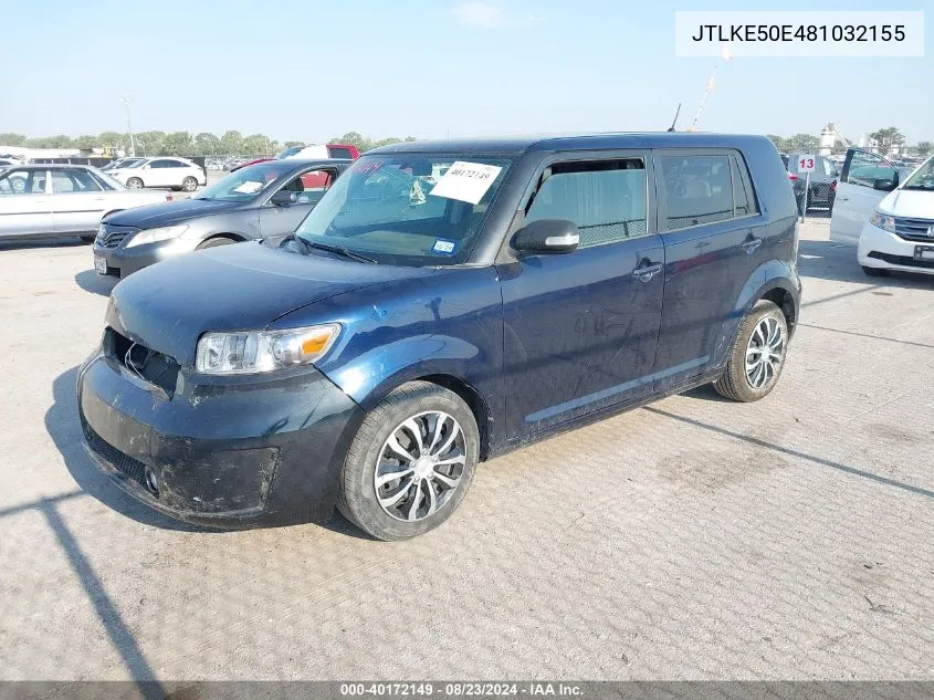 2008 Scion Xb VIN: JTLKE50E481032155 Lot: 40172149