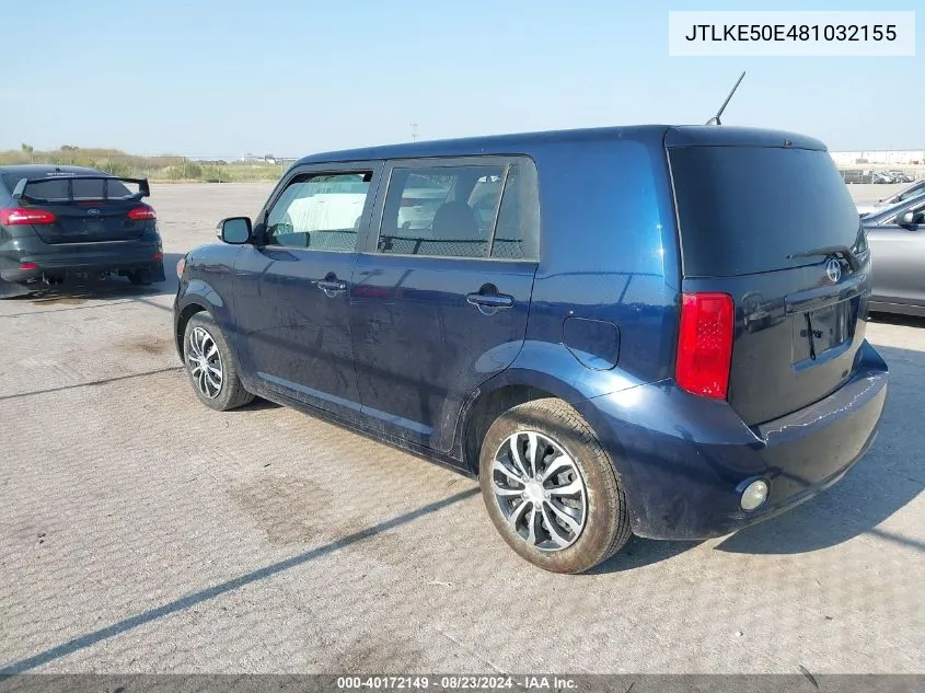 2008 Scion Xb VIN: JTLKE50E481032155 Lot: 40172149