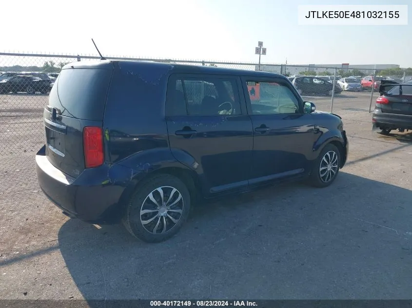 2008 Scion Xb VIN: JTLKE50E481032155 Lot: 40172149