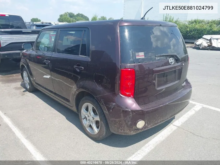 2008 Scion Xb VIN: JTLKE50E881024799 Lot: 40216670